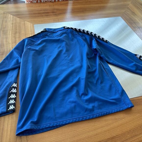 KAPPA royal blue zip jacket with black and white logo. Size large - Picture 5 of 13